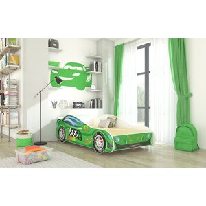 Dětská postel - Závodní auto Rozměr: 140 x 70 cm