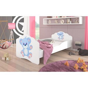 Dětská postel s obrázky - čelo Casimo Rozměr: 160 x 80 cm, Obrázek: Méďa