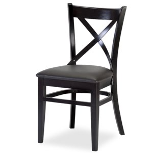 Židle A010-P - čalouněný sedák Barva korpusu: Wenge, látka: Friga 22