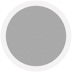 Kusový koberec 133x133cm hippo - šedá/bílá