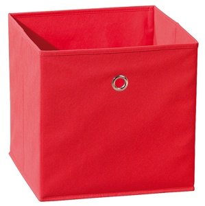 Skládací úložný box cube - červená