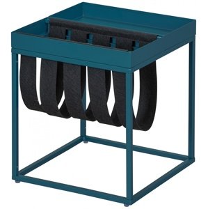 Odkládací stolek hayes - modrá/černá