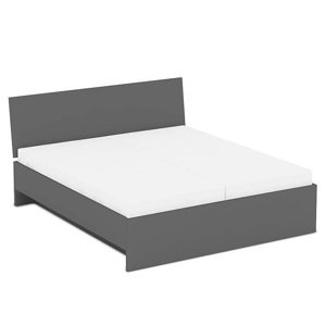 Manželská postel rea oxana 160x200cm – graphite