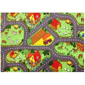 Dětský hrací koberec farma 2 - 80 x 120 cm