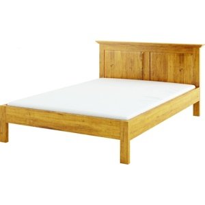 Masivní postel 180x200 acc 01 - k15 hnědá borovice