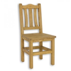 Židle z masivního dřeva sil 05 selská - k01 světlá borovice