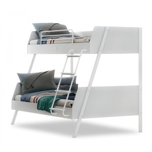 Studentská patrová postel 90x200-120x200cm pure - bílá