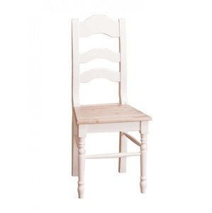 Židle kornel 203 - bílá/bílá patina