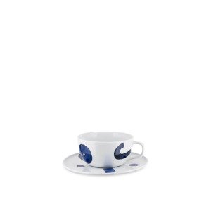 Yunokiware, čajový šálek s podšálkem - Alessi