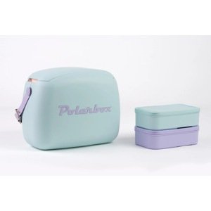 Chladicí box POP Summer style, 6 l, nebesky modrá/fialová - Polarbox