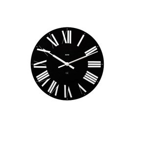 Nástěnné hodiny Firenze, černé, prům. 36 cm - Alessi
