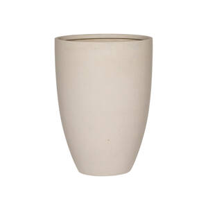 Květináč Ben, barva přírodní bílá, více velikostí - PotteryPots Velikost: L - v. 55 cm, ⌀ 40 cm