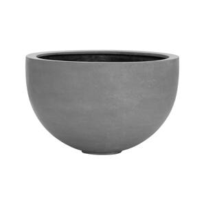 Květináč Bowl, barva šedá, více velikostí - PotteryPots Velikost: L - v. 38 cm, ⌀ 60 cm