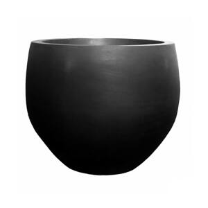 Květináč Jumbo Orb, barva černá, více velikostí - PotteryPots Velikost: L - v. 114 cm, ⌀ 133 cm