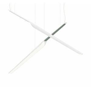 Závěsné světlo Swan Wing 1130 mm, stmívatelné, více variant - TUNTO Model: dub, bíle mořený, Kryt: lisovaná překližka, zelená barva